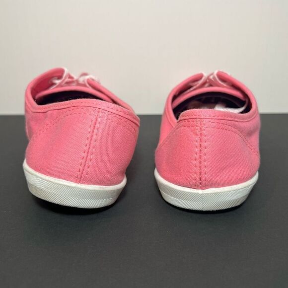 Womens Casual Pink Lace Up Sneakers / Size 8 - Picture 4 of 9